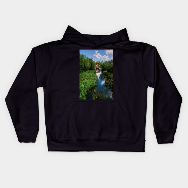 A Peaceful Backwater By Benson Weir Kids Hoodie by IanWL